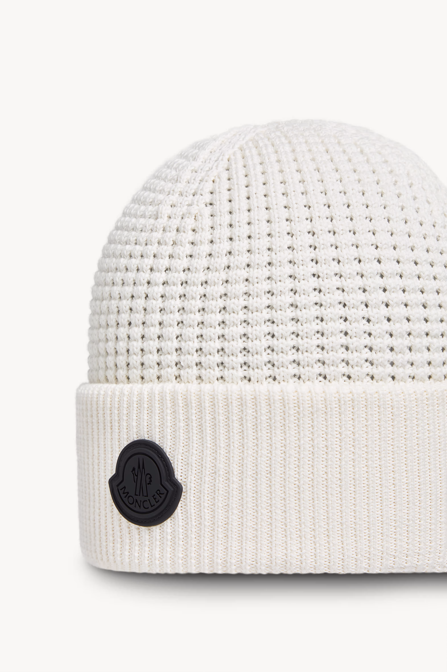 Gorro de algodón con logotipo Hombre Blanco Moncler 3